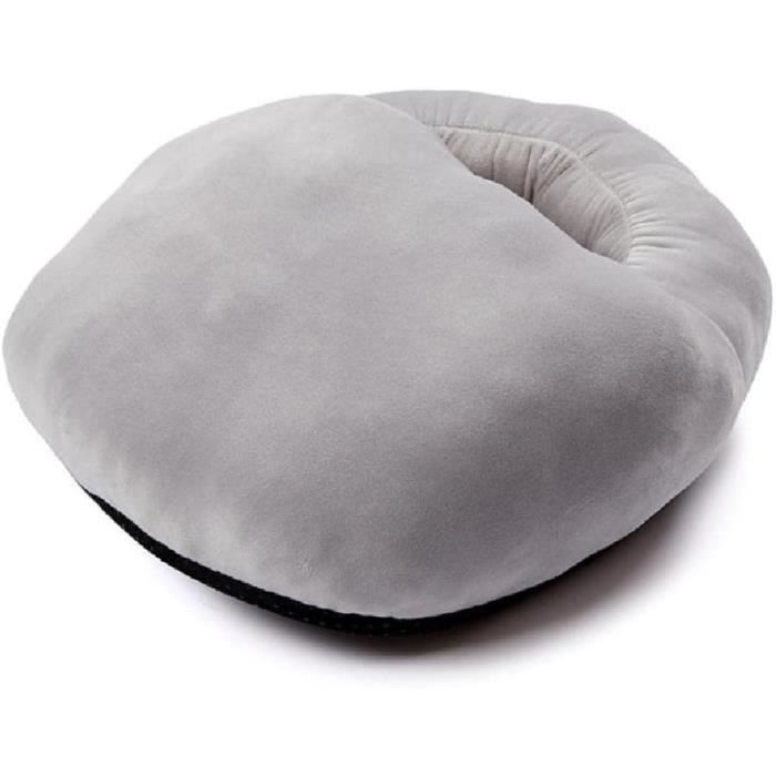 Chauffe-pieds USB – Température Réglable 50-60°C – Tissu Doux Peluche – Dimensions 29x29 Cm – Pour Pieds, Dos, Ventre – Gris
