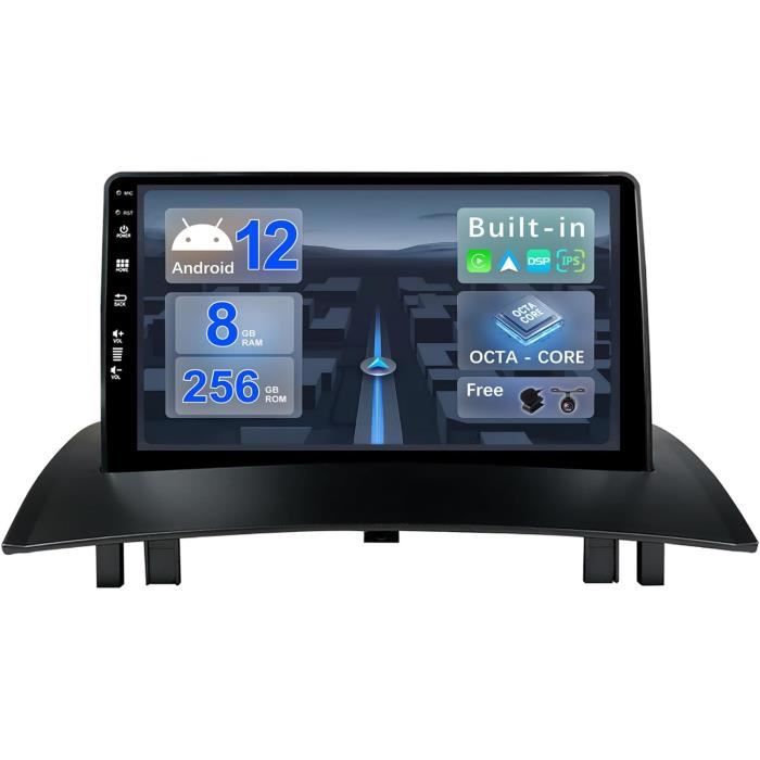 Android 14 Autorradio Para Mercedes E-Class W211 / CLS C219 (2003-2009) - 9 Pulgadas, 8GB+256GB, CarPlay, Android Auto, DAB, Cámara Incluida