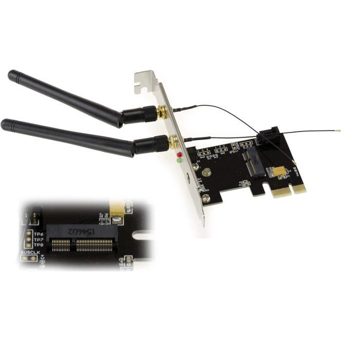 KALEA-INFORMATIQUE Carte M2 M.2 NGFF E A Key Gigabit Lan Ethernet 10