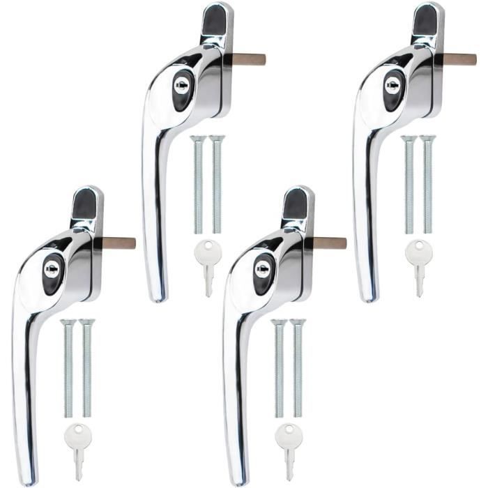 Lot De 4 Poignées De Sécurité Rouges Pour Diable/chariot - Diamètre Intérieur 25 Mm - Poignées De Rechange Avec Protection Mains