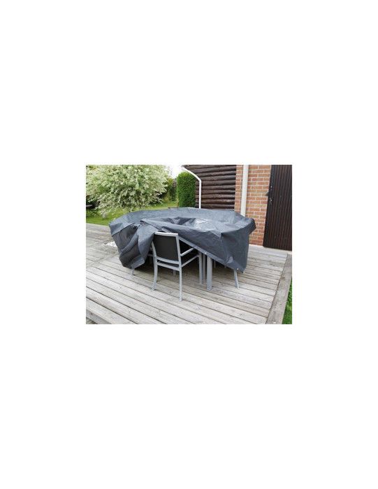 nature housse de mobilier de jardin tables rectangulaires 225x143x90cm