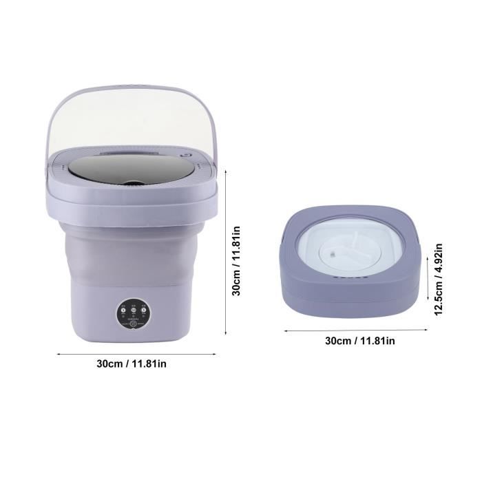 Machine À Laver Pliable 8 L, Grande Capacité, Mini Machine À Laver, 3