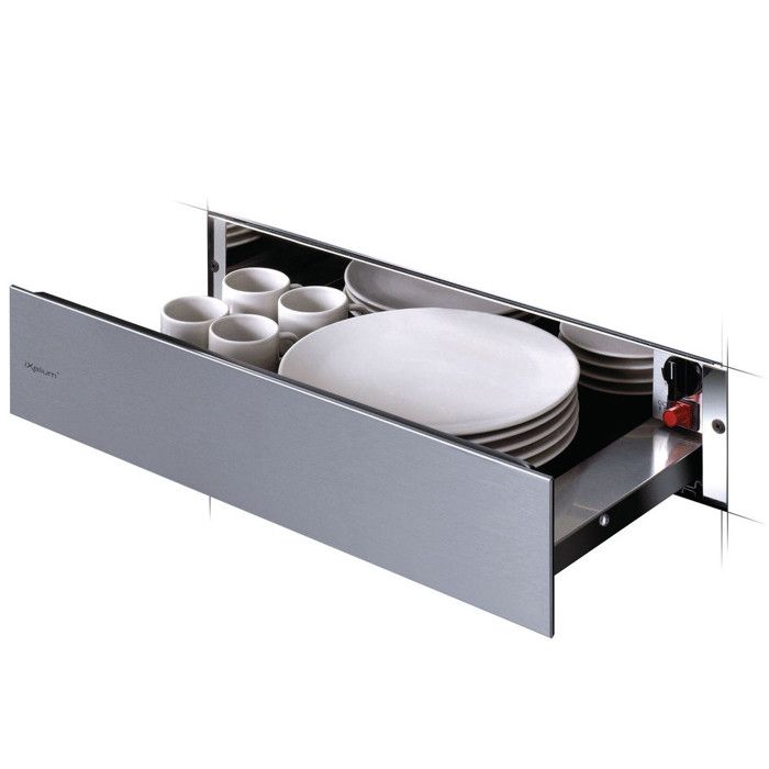 Tiroir chauffe-plat électrique - WHIRLPOOL - WD142-IXL - 14 cm - Inox iXelium