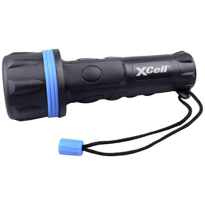 Lampe de poche - XCELL - Rubber 2D - 50 lm - 12 h - Extérieur - Rechargeable