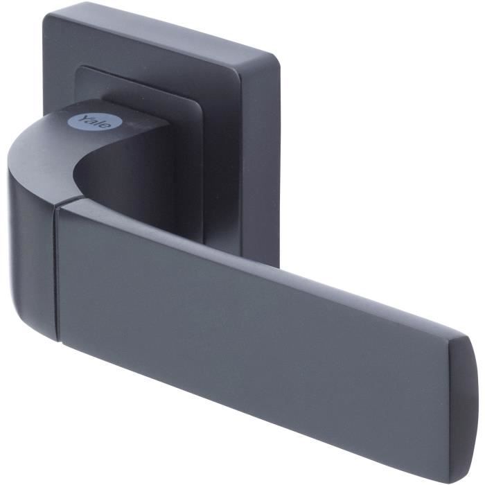 YALE YPP7 B PC Poignée de porte carré de 7 YALE Modèle Bologna passage clé