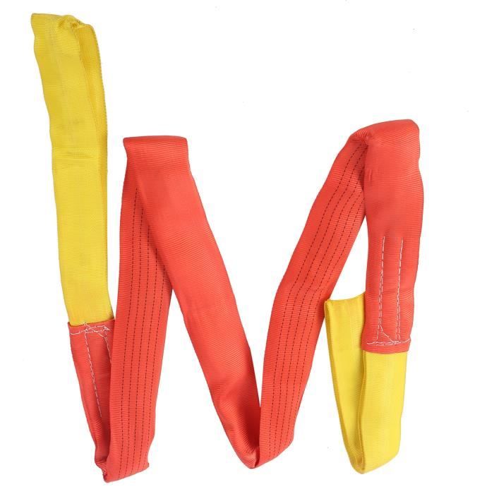 Sangle Levage Sangle De Levage 3T 3m - Polyester 10mm Pour Grue Et Remorquage Certifi G 269475