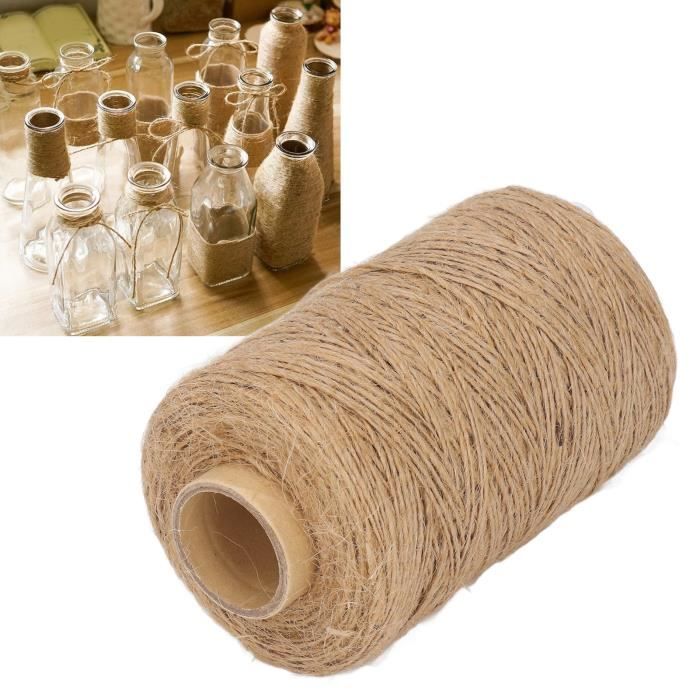 Rouleau De Ficelle De Jute Fine De 100 M De Long - 1 Mm - Pour La