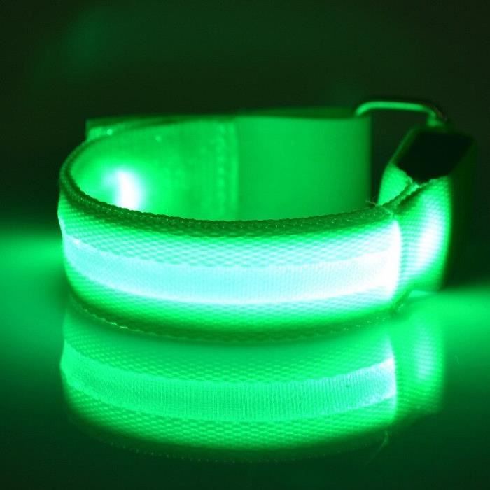 A -Bracelets lumineux de Sport, 1 paquet, lumière de course réglable ...