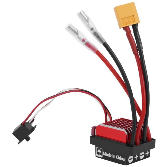 Contrôleur De Vitesse ESC Brossé 20A - Pour Voiture/bateau RC - Fonctions Avant/arrière/frein - Tension 3-9,4V - 13