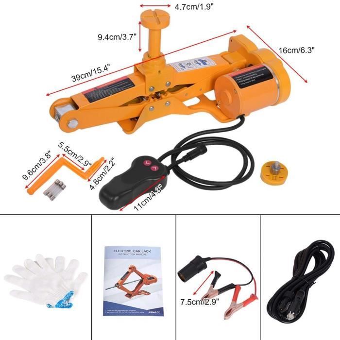 Car Jacks - 3Ton 12V DC Automotive Electric Car Lifting Jack was sold
