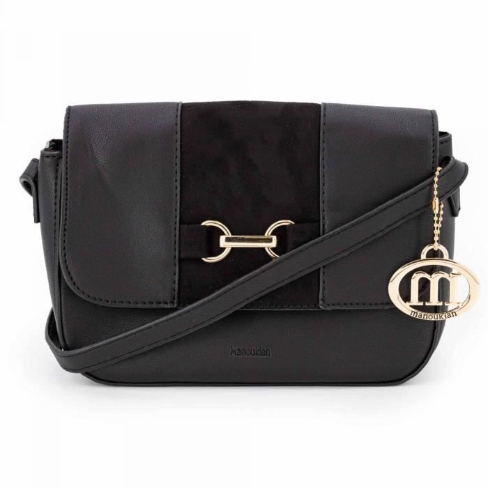 Petit Sac à Bandoulière Femme Cuir Synthétique Avec Boucle Dorée - Léger, Design Tendance, Poche Intérieure
