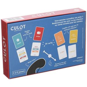 JEU SOCIÉTÉ - PLATEAU CULOT Culot, le jeu d'Action ou Vérité chouic - Je