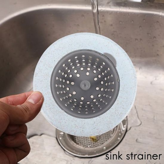 Lot De 2 Bouchons De Vidange En Silicone Avec Ventouses - Filtre Anti-cheveux Pour évier, Douche, Baignoire