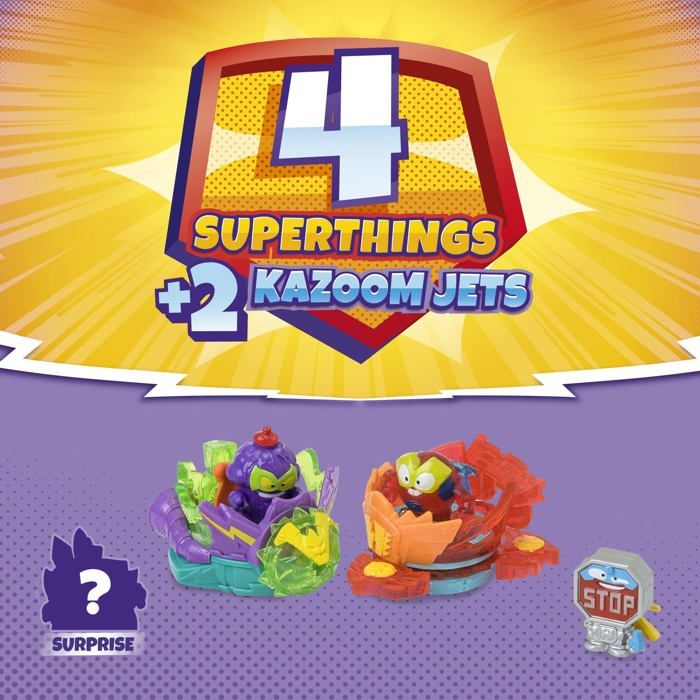 Figurines - SUPERTHINGS RIVALS OF KABOOM - Modèle 6 - Lot de 4 ...