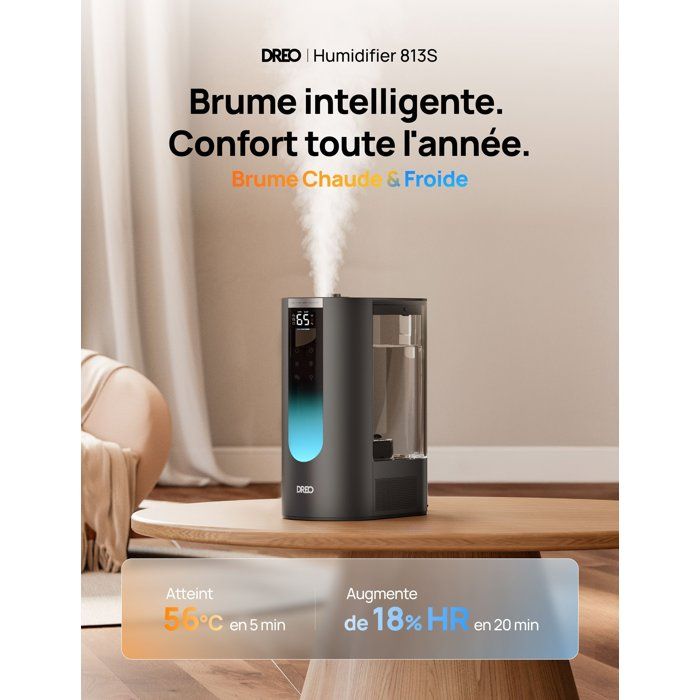 Humidificateur Ultrason 5L Top-Fill MARS HYDRO - Réglable Minuterie Silencieux Pour Plantes Et Intérieur