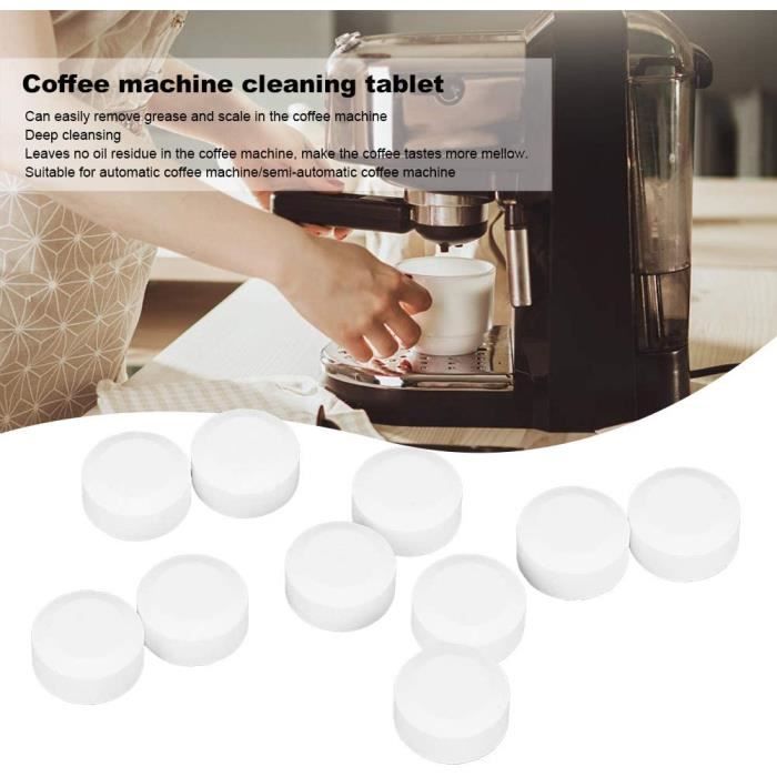 Tablettes de nettoyage machine à café, pastilles de détartrage