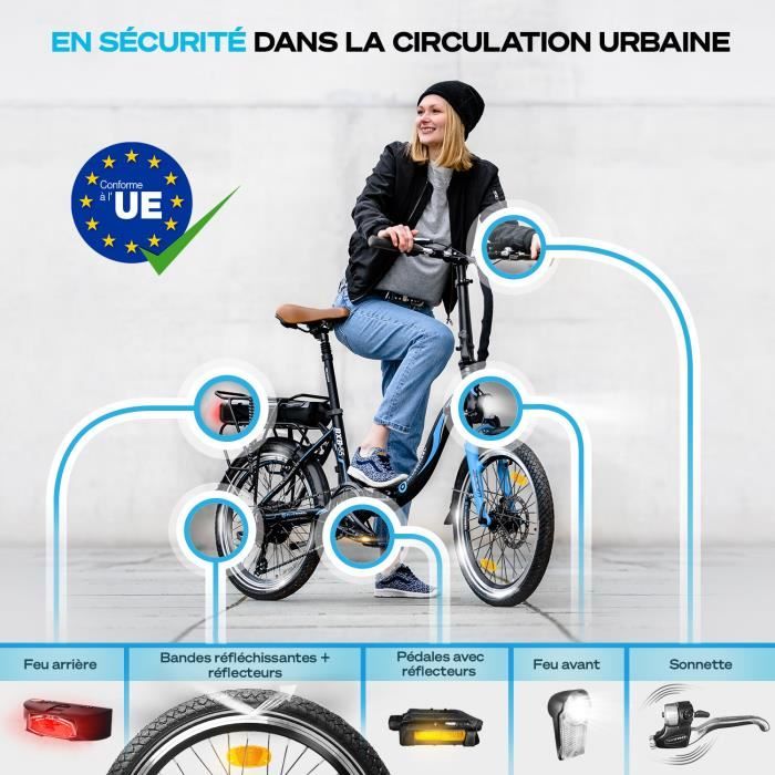 Velo electrique sales pliant evourban