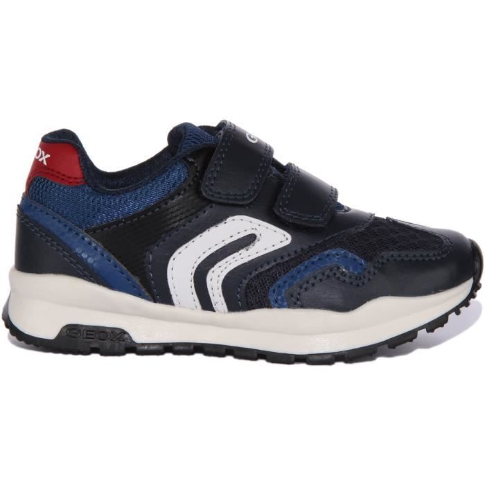 Baskets Geox J Pavel B.A pour b b s Marine Rouge Taille 25
