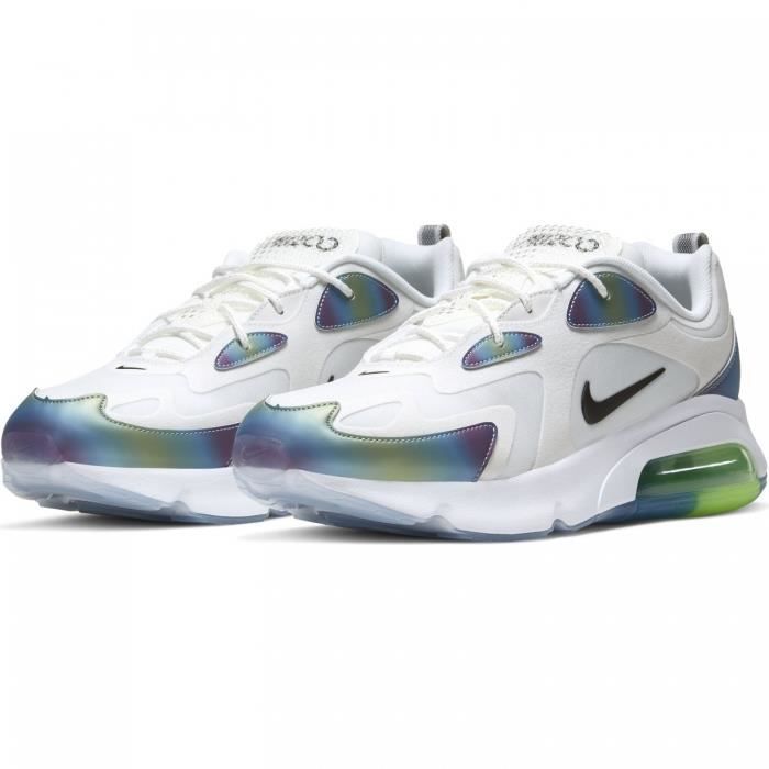 Baskets Homme Nike Air Max 200 20 Blanc CT5062 Lacets