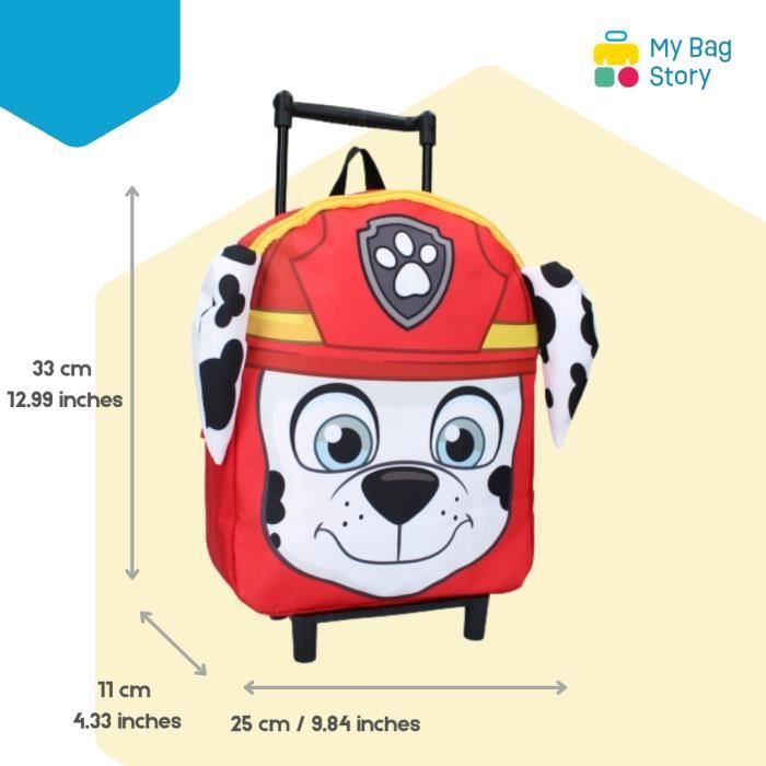 Mybagstory Trolley Pat Patrouille Enfant Ecole