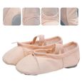 1 paire de chaussons de ballet pour enfants à semelle souple chaussures de de danse de rideau de douche accessoire salle de bain-2