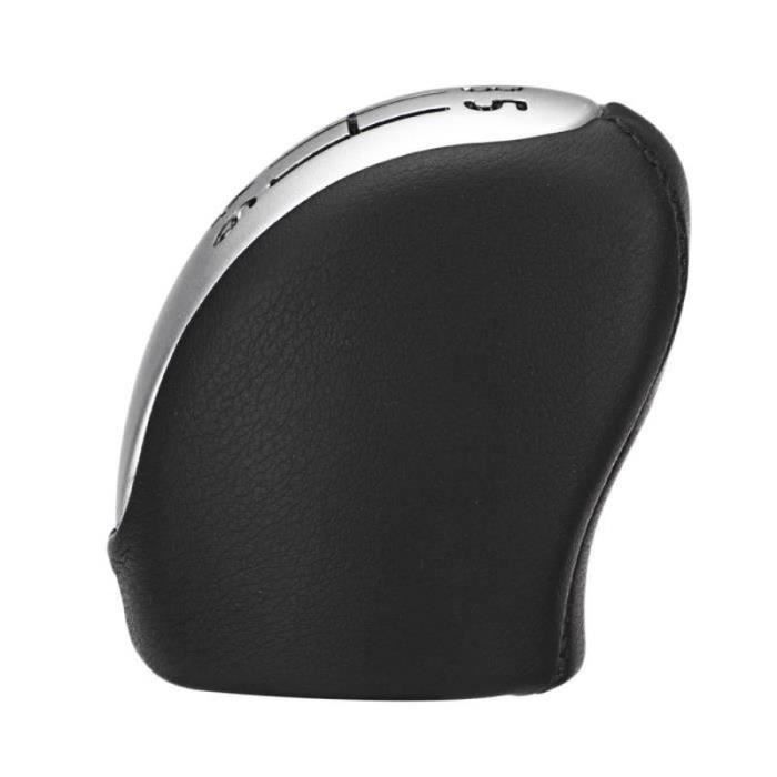 Pommeau De Levier De Vitesse Pour Renault Laguna II (2001-2008) - Cuir PU, 6 Vitesses, Design Sportif