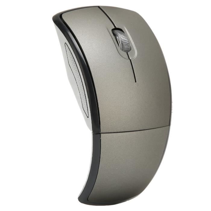 Souris fil pliante Portable Compact 2.4G Souris pliante fil 1600dpi Matte  Office Gaming Mouse informatique d'ordinateur Gris - Cdiscount Informatique