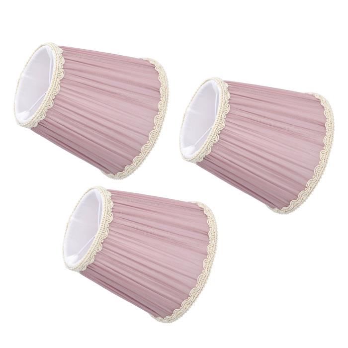 3PCS Abat-jour En Tissu Style Moderne Européen Avec Clip E14 Pour Lustre A Bougies 93906907