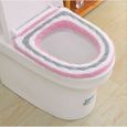 Abattant Wc,Universel chaud doux lavable siège de toilette couverture tapis ensemble pour décor à la maison Closestool - Type C-3