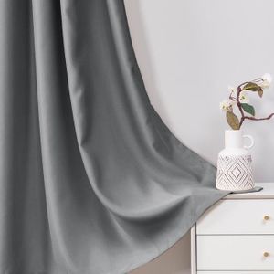 Rideaux Occultants Thermiques 2 Pièces - 70x160 Cm Chacun - Polyester, Œillets 4 Cm - Pour Salon/Chambre