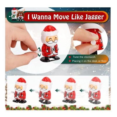 Ibasenice Lot De 3 Jouets Animaux À Remonter Mécanique De Noël Élan Qui