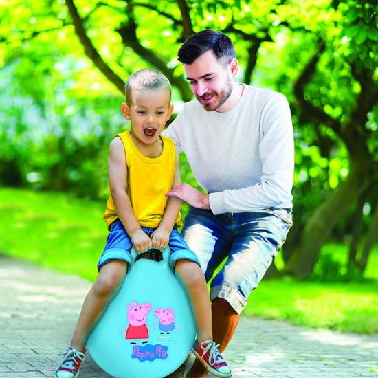 Balle Sauteuse Peppa Pig - Pompe Incluse - 45 Cm - Pour Enfant +3 Ans - Sécurité & Amusement