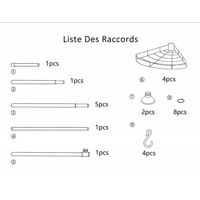 Lot De 2 Paniers De Douche D'angle Pour Salle De Bain En Acier