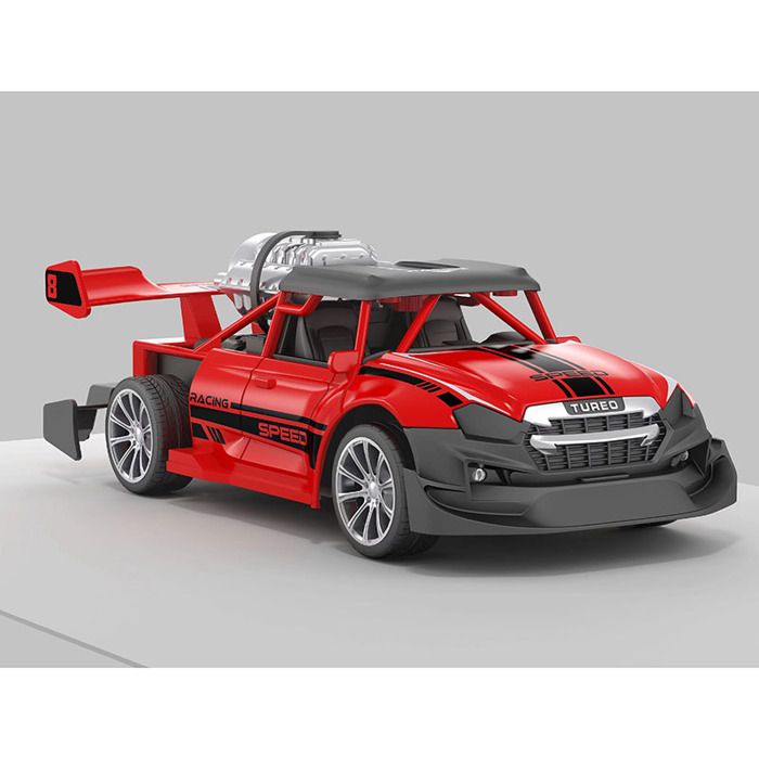 CUPCHID Voiture Télécommandée 360° Avec Dérive Et Pulvérisation – RC Cascades – LED, 2,4 GHz, 2 Batteries – Tout-Terrain – Cadeau Enfant
