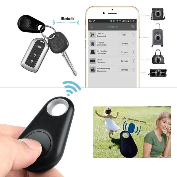 Acheter Traceur GPS intelligent, localisateur de clé, compatible Bluetooth,  localisateur GPS, porte-clés, chien de compagnie, enfant, traqueur de  positionnement