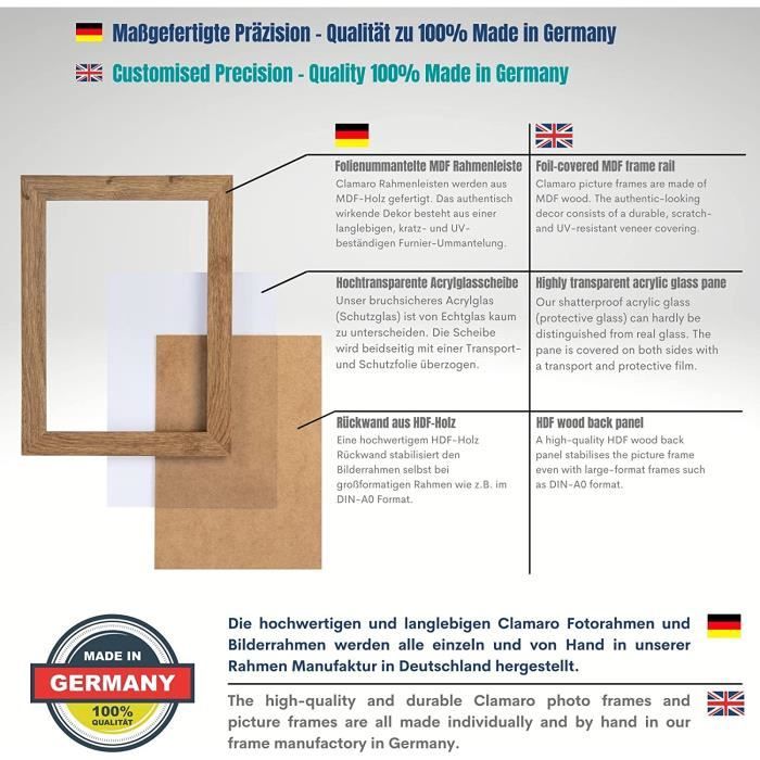 Clamaro 'Collage' Cadre Photo Moderne Fabriqué à La Main En