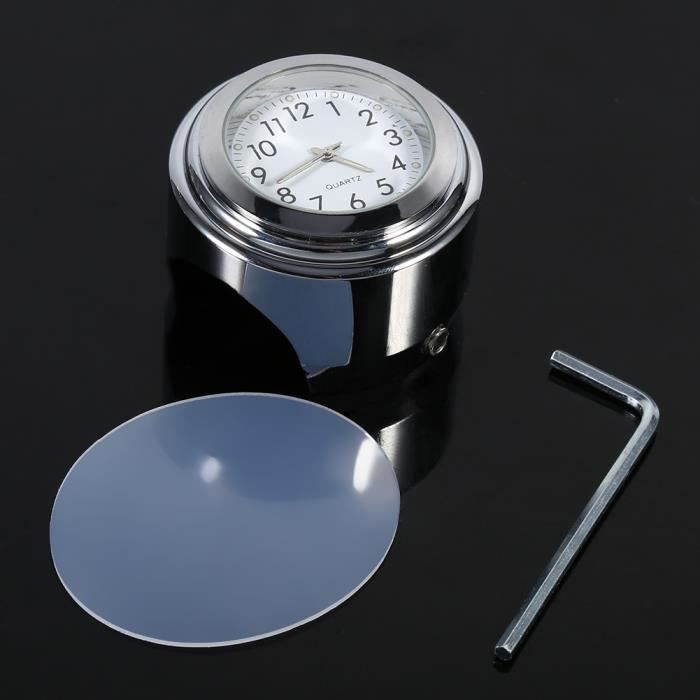 Montre étanche Universelle Pour Guidon De Moto, Horloge Lumineuse Pour Guidon De Moto Argent 83264857 Montre étanche Universelle Pour Guidon De Moto, Horloge Lumineuse Pour Guidon De Moto Argent 83264857