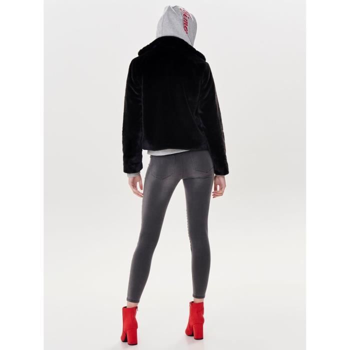 Veste fausse fourrure clearance femme only