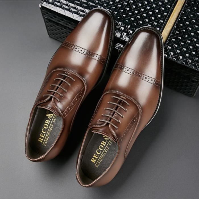 Chaussures Derby Garçon En Cuir Verni - Style Habillé Pour Mariage Ou Cérémonie