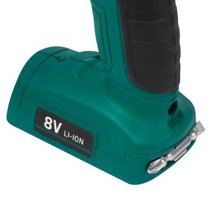 Perceuse-visseuse Sans Fil VONROC 12V. 2 Batteries 1.3Ah, Chargeur Rapide Et 2 Embouts De Vissage Inclus | Leroy Merlin