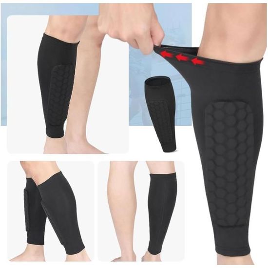 Protège-tibias Ski & Sport – Mousse EVA – Nid D'abeille – Tissu Respirant – Tailles M/L/XL – Couleurs Variées