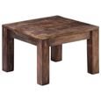 CHEZ💧4030Scandinave -Table basse décor design vintage scandinave - Table de salon Table de thé Table gigogne 50 x 50 x 35 cm Bois d-0