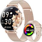 Tiducel® – Montre Connectée Smartwatch 1,43″ Ultra-Fine, IP67, 100+ Modes Sport, Moniteur Activité & Sommeil – OR