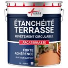 ARCANE INDUSTRIES Peinture, résine étanchéité Terrasse et Balcon : ARCATERRASSE 10 L - Gris