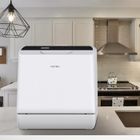 Mini Lave-vaisselle autonome compact Hermitlux HMX-DW04 4 couverts réservoir 5L, 5 programes dont stérilisateur vapeur L42 cm