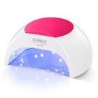 SODIAL SUNUV SUN2C 48W LED UV Lampe a ongles avec 4 reglage de la minuterie, Lampe de phototherapie a ongles lampe a clous a induction