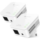 TENDA CPL kit Prise HomePlug AV200MBit/s, 2 ports Lan, prise EU, IPTV, VoIP, Accès Internet, P200