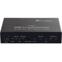 FeinTech VAX00102 Extracteur audio HDMI 2.0 ARC 4K HDR Noir