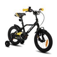Vélo Enfant 16 Pouces LKHDONG Pour 5 à 8 Ans – Cadre Acier, Roues Stabilisatrices, Siège Et Guidon Réglables, Freins Avant/arrière, Garçon Et Fille
