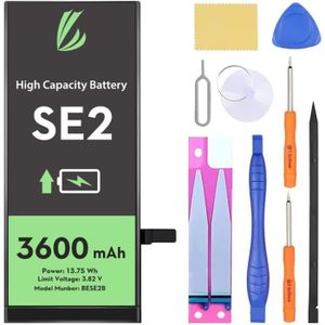 Batterie téléphone Batterie pour iPhone SE 2020, 3600mAh Batterie au 